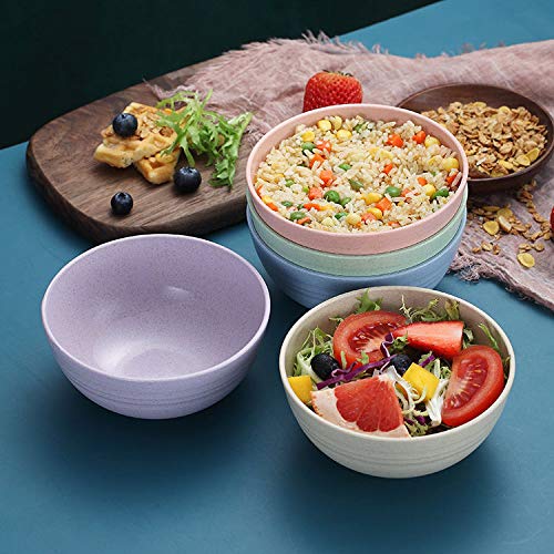 NAWOVAO 12 Ounces Small Bowls – Small Plastic Bowls for Side Dishes, Snack, Dessert – Unbreakable Wheat Straw Mini Bowls | The Storepaperoomates Retail Market - Fast Affordable Shopping