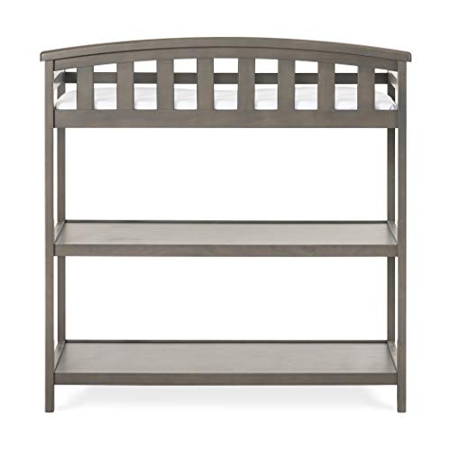 Child Craft Infant Changing Table with Curve Top Back, Water-Resistant Pad and Safety Strap, Dusty Heather | The Storepaperoomates Retail Market - Fast Affordable Shopping
