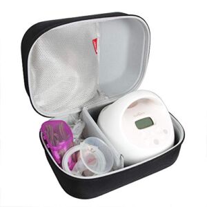 Hermitshell Travel Case for Spectra Baby USA S1 Plus / S2 Plus Premier Electric Breast Pump (Black)
