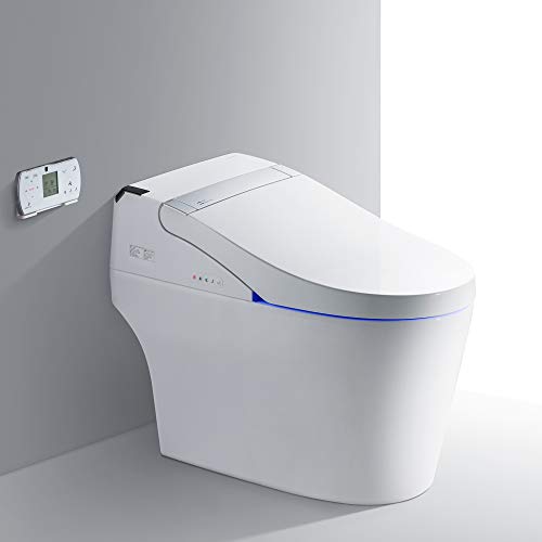 WOODBRIDGE B0960S WHITE Intelligent Smart Toilet, Massage Washing, Open & Close, Auto Flush,Heated Integrated Multi Function Remote Control, with Advance Bidet and Soft Closing Seat | The Storepaperoomates Retail Market - Fast Affordable Shopping