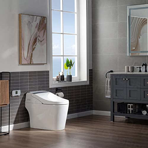 WOODBRIDGE B0960S WHITE Intelligent Smart Toilet, Massage Washing, Open & Close, Auto Flush,Heated Integrated Multi Function Remote Control, with Advance Bidet and Soft Closing Seat | The Storepaperoomates Retail Market - Fast Affordable Shopping