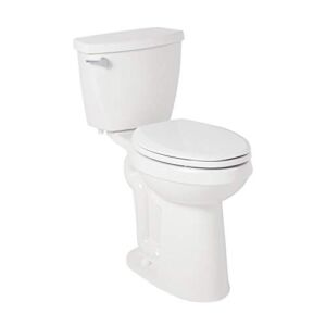 Signature Hardware 945956 Bradenton 1.28 GPF Two-Piece Elongated Toilet – 21″ Bowl Height, Standard Seat Included