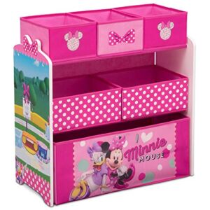 Disney Minnie Mouse 6 Bin Design and Store Toy Organizer by Delta Children
