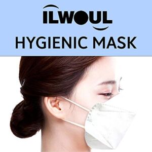 ILWOUL Hygienic Mask_Quadruple Filter Structure_Made in Korea_30 Individual Packs