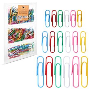 Mr. Pen- Colored Paper Clips, 450 Pack, Paper Clips Assorted Sizes, Paper Clips, Clip, Paperclips, Paper Clip, Paper Clips Assorted Colors, Large Paper Clips, Clips for Paperwork, Small Paper Clips