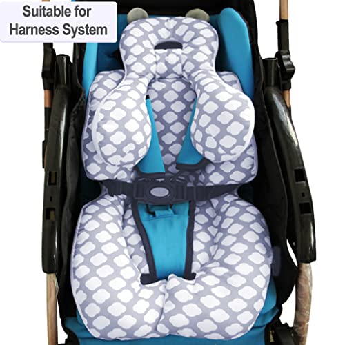 vocheer Head and Body Support Pillow with Neck Support for Baby Car Seat and Strollers, Cloud | The Storepaperoomates Retail Market - Fast Affordable Shopping