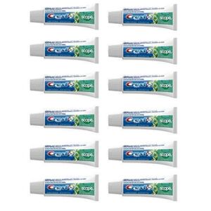 Crest Complete Whitening Plus Scope Minty Fresh Toothpaste, Travel Size, TSA Approved, 0.85 Ounce (Pack of 12)