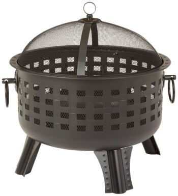 Amazon Basics 23.5 Inch Steel Lattice Fire Pit | The Storepaperoomates Retail Market - Fast Affordable Shopping