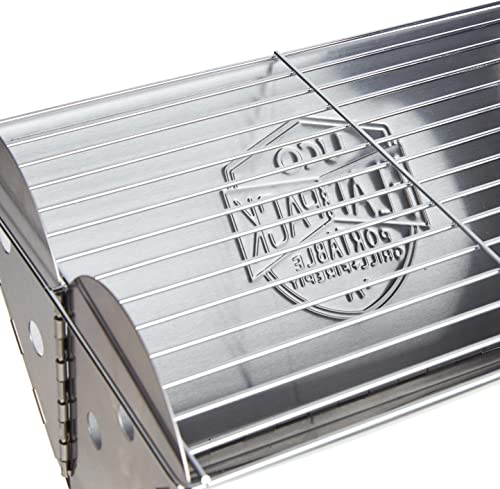 UCO Flatpack Portable Stainless Steel Grill and Fire Pit | The Storepaperoomates Retail Market - Fast Affordable Shopping