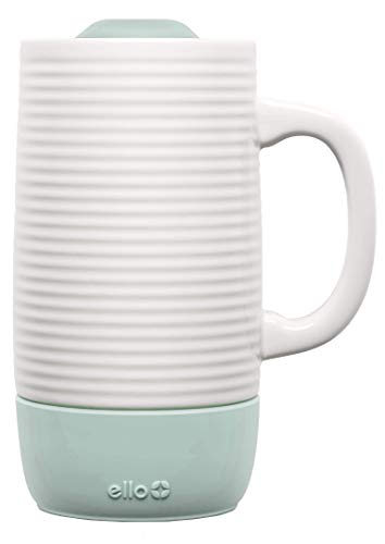 Ello Jane Ceramic Travel Mug with Slider Lid, 18 oz, Yucca | The Storepaperoomates Retail Market - Fast Affordable Shopping