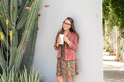 Ello Jane Ceramic Travel Mug with Slider Lid, 18 oz, Yucca | The Storepaperoomates Retail Market - Fast Affordable Shopping