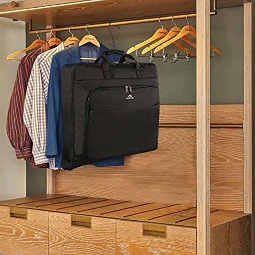 Garment Bags, Large Suit Travel Bag with Pockets & Shoulder Strap for Business Trip, MATEIN Professional Foldable Carry On Bag Gifts for Men Women, Client, Waterproof Luggage Bags for Travel, Black | The Storepaperoomates Retail Market - Fast Affordable Shopping