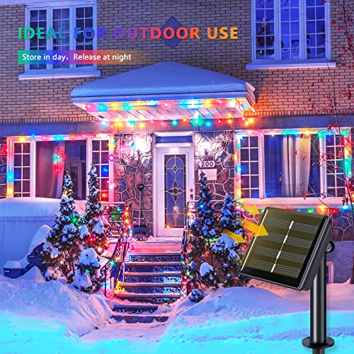 JMEXSUSS 2 Pack Solar Christmas Lights Outdoor Waterproof, 33ft 100 LED Solar String Lights, 8 Modes Multicolor Copper Wire Mini Solar Fairy Lights for Christmas, Patio, Wedding, Party Decorations | The Storepaperoomates Retail Market - Fast Affordable Shopping