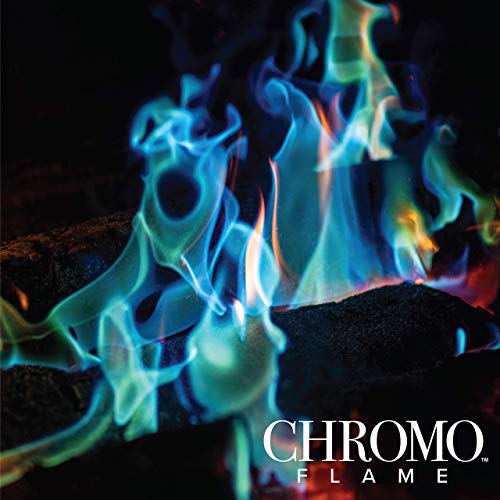 CHROMO FLAME Fire Color Changing Packets for Fire Pit, Campfire, Bonfire, Outdoor Fireplace | Mystic, Rainbow, Magic, Colorful Flames | 10 oz Total, 5-2 oz Jumbo Packets | The Storepaperoomates Retail Market - Fast Affordable Shopping