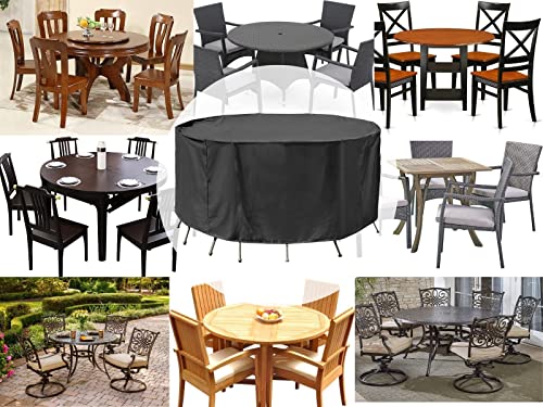 YoungBee Patio Furniture Set Covers,Rectangular/Square Patio Table Cover Waterproof, Windproof, Upgraded Tear-Resistant 420D Oxford Large Outdoor Furniture Covers (62*28inch) | The Storepaperoomates Retail Market - Fast Affordable Shopping