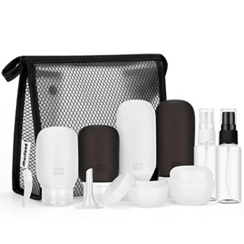 13 Pack Travel Bottles – Morfone Leakproof Travel Containers for Toiletries TSA Approved Silicone Travel Accessories Squeezable Refillable 2oz 3oz for Cosmetic Shampoo Conditioner Lotion (BPA Free) | The Storepaperoomates Retail Market - Fast Affordable Shopping