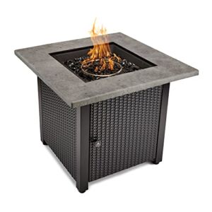 Endless Summer, The Mitchell, 30″ Square LP Outdoor Gas Fire Pit