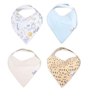 Copper Pearl Baby Bandana Drool Bibs for Drooling and Teething 4 Pack Gift Set Aussie