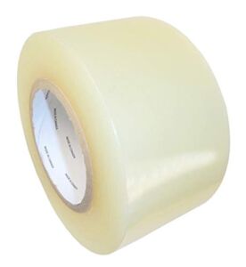 T.R.U. LDPE Heavy-Duty Greenhouse Polyethylene Repair Weatherseal Film Tape. Long Term UV Exposure Ideal for Sealing and Seaming. (Clear, 2″ X 36 Yards)
