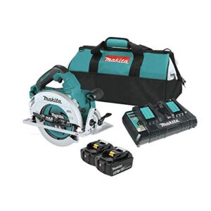 Makita XSH06PT-R 18V X2 (36V) LXT Brushless Lithium-Ion 7-1/4 in. Cordless Circular Saw Kit with 2 Batteries (5 Ah) (Renewed)