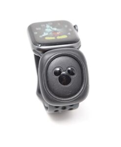 Luke3DP Watch Adapter Compatible with Disney Magic Band / Traditional Watch (Black smooth)
