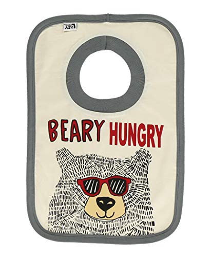 LazyOne Animal-Print Baby Bibs, Cute Baby Shower Gifts, One Size, Bear, Sunglasses (Beary Hungry, ONE SIZE) | The Storepaperoomates Retail Market - Fast Affordable Shopping