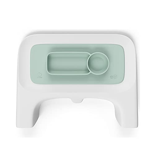 ezpz by Stokke Placemat for Clikk Tray, Soft Mint – Perfectly Fits Stokke Clikk High Chair Tray – Helps Prevent Messy Mealtimes – Durable, Convenient, Dishwasher & Microwave Safe – 100% Silicone | The Storepaperoomates Retail Market - Fast Affordable Shopping