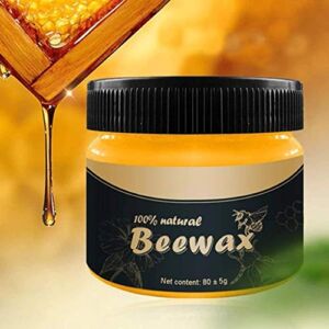 Wood Seasoning Beewax – Traditional Beeswax Polish for Wood & Furniture, All-Purpose Beewax for Wood Cleaner and Polish Wipes – Non Toxic for Furniture to Beautify & Protect (1 pack)