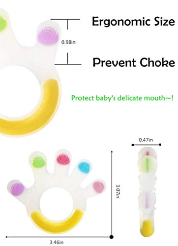 haakaa Palm Teether – Super Soft Silicone Baby Soothing Teether Pacifier, Teething Toys for 3M+ Babies, 0-6, 6-12 Months, BPA Free (1 Pack) | The Storepaperoomates Retail Market - Fast Affordable Shopping