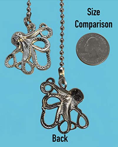 Octopus Fan Light Pull Chain Replacement Set Silver Tone 3.2mm | The Storepaperoomates Retail Market - Fast Affordable Shopping