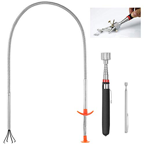 3 Pack Pick-up Tool Set – Extendable Magnetic Pick Up Tools and Flexible Grabber Claw – Retrieving Telescoping Magnet Pickup Tools – Flexible Extra Long Reach Bendable Curve Grabber with 4 Claws | The Storepaperoomates Retail Market - Fast Affordable Shopping