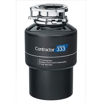 Contractor 333 Garbage Disposal 3/4 Hp (Contractor333) Black | The Storepaperoomates Retail Market - Fast Affordable Shopping