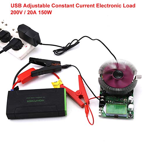 Electronic Load Tester, 150W 200V 20A USB Load Tester, Adjustable Constant Current Electronic Load Battery Capacity Tester Module | The Storepaperoomates Retail Market - Fast Affordable Shopping
