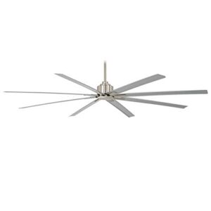Minka Aire Xtreme H2O 84 in. Indoor/Outdoor Brushed Nickel Wet Ceiling Fan with Remote Control