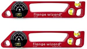 2 Pack – Flange Wizard PP-200 Magnetic Pocket Pro Level