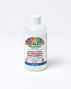Flamecheck M-111PA Fire Retardant Paint Additive (8 ounce) Mix 8 ounes to 1 US Gallon of Latex paint or primer.