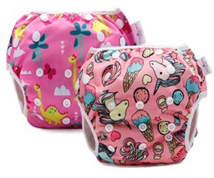 storeofbaby Waterproof Diapers for Swimming Adjustable Reusable Baby Swim Pants