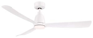 Fanimation Kute 52 inch Indoor/Outdoor Ceiling Fan with Matte White Blades – Matte White