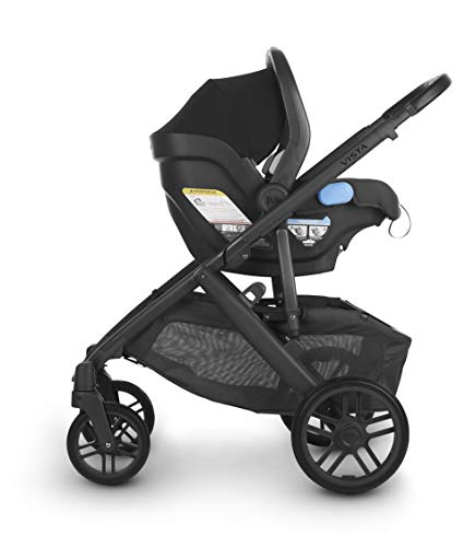 UPPAbaby Vista V2 Stroller – Jake (Black/Carbon/Black Leather) + Mesa Infant Car Seat – Jake (Black) | The Storepaperoomates Retail Market - Fast Affordable Shopping