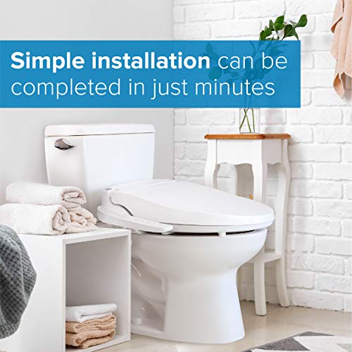 Brondell LT89 Swash Electronic Bidet Seat LT89, Fits Elongated Toilets, White – Side Arm Control, Warm Water, Strong Wash Mode, Stainless-Steel Nozzle, Nightlight and Easy Installation, LT89 | The Storepaperoomates Retail Market - Fast Affordable Shopping