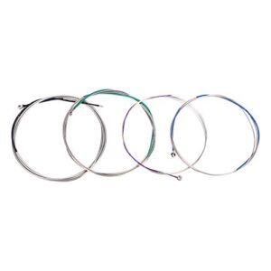 Cello Strings A D G C Cello Steel Wire String for Full Size 4/4 3/4 Cello Replacement with Colorful Coatings