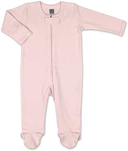 The Peanutshell Flowers & Stars 3 Pack Footed Sleepers for Baby Girls (Newborn) Pink | The Storepaperoomates Retail Market - Fast Affordable Shopping