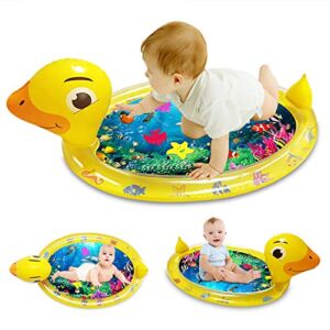 ibestby Inflatable Tummy Time Water Mat Fun Inflatable Water mat for Newborn Boys and Girls,Activity Center Your Baby’s Stimulation Growth
