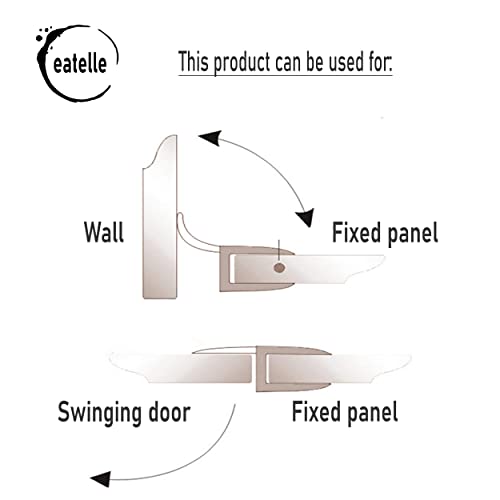 eatelle Frameless Shower Door Side Seal Strip for 1/2 Inch (12mm) Glass, Vertical Polycarbonate H-Jamb, 180 Degree 78″ in Long | The Storepaperoomates Retail Market - Fast Affordable Shopping