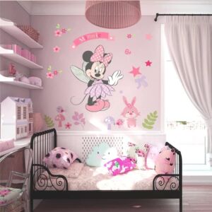 Minnie Mouse Wall Stickers Vinyl Decals Kids Girls Nursery Baby Room Decor