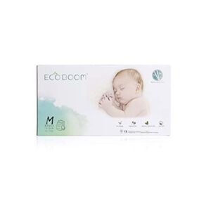 ECO BOOM Bamboo Viscose Baby Pants Diapers Easy Wear Disposable Diaper Eco Nappies Natural Soft Diapers for Baby 80Count-Pack Size 3 Diapers(13-22lb)