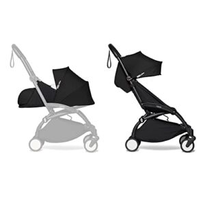 BABYZEN YOYO2 Stroller & 0+ Newborn Pack – Includes Black Frame, Black 6+ Color Pack & Black 0+ Newborn Pack – Suitable for Children Up to 48.5 Pounds