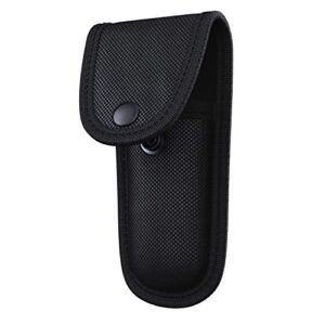 Swiss Safe Universal Tactical Knife Sheath Holster with Belt Loop – Pouch Fits Any 5″ Folding Pocket Knife