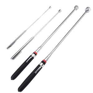 Magnetic Pick Up Tool 4 Pack, Telescopic Magnet Stick (1.5LB 3LB 10LB 15LB) Birthday Gifts for Men, Dad, Husband