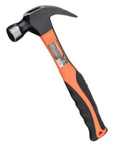 Edward Tools Pro 20 oz Claw Hammer – Magnetic Nail Starter – Forged Fine Grain Harden Steel Head – Heavy Duty Fiberglass Shaft – Ergo Cushion Grip – Roofing Hammer